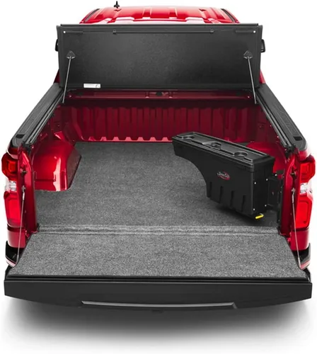 Miniatura 8 de UnderCover SwingCase SC400P Caja de almacenamiento para caja de camioneta Compatible con Toyota Tundra 2007 - 2021 lado del pasajero, color negro