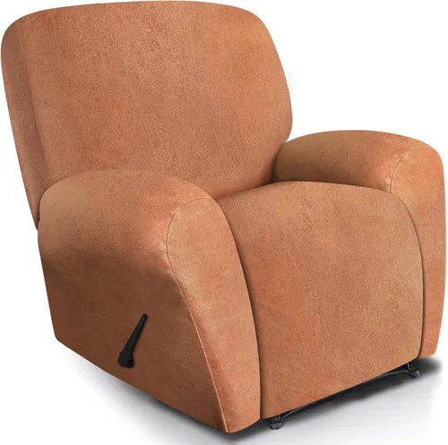 Miniatura 34 de ANARACHON Fundas para Sillas Reclinables Tipo Cuero, 4 Piezas Funda para Sillón Reclinable Lazy Boy, Protector de Muebles - Funda Suave Lavable
