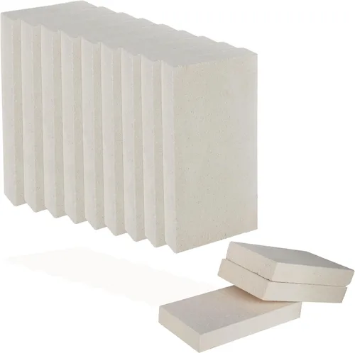 SIMOND STORE Ladrillo de fuego aislante para forja, 1.25 x 4.5 x 9 pulgadas, paquete de 12-2500 F, ladrillos de fuego suaves para horno, estufa de