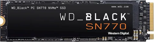 WD_BLACK Unidad interna de estado sólido SSD para juegos SN770 NVMe de 1 TB - Gen4 PCIe, M.2 2280, hasta 5,150 MB/s - WDS100T3X0E - [Generación