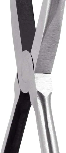 Miniatura 3 de SPEEDWOX Alicates de punta de aguja de largo alcance 90 grados, 28 cm de punta larga curva, mordazas serradas