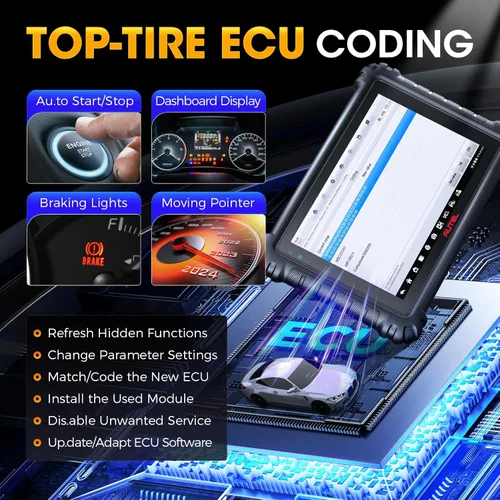 Miniatura 3 de Autel Escáner MaxiSys MS906 PRO, MS906Pro 2026 Igual que MS906 MAX con codificación ECU, V2.0 de MS906BT MP900BT, Lite de Elite II PRO, CAN FD DoIP