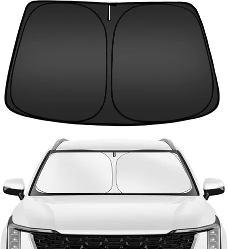 Miniatura 19 de ARISMOTOR - Parasol plegable para parabrisas para Honda Civic 11.ª generación 2022-2025 2026, protector de visera de sol personalizado para ventana