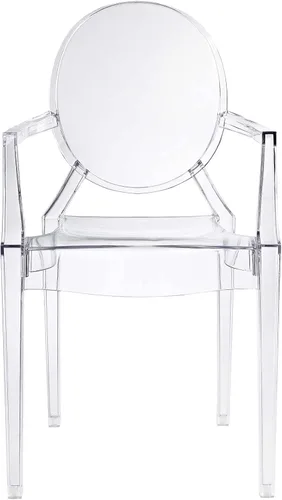Miniatura 5 de Silla de Comedor transparente de Casper, Policarbonato, Transparente