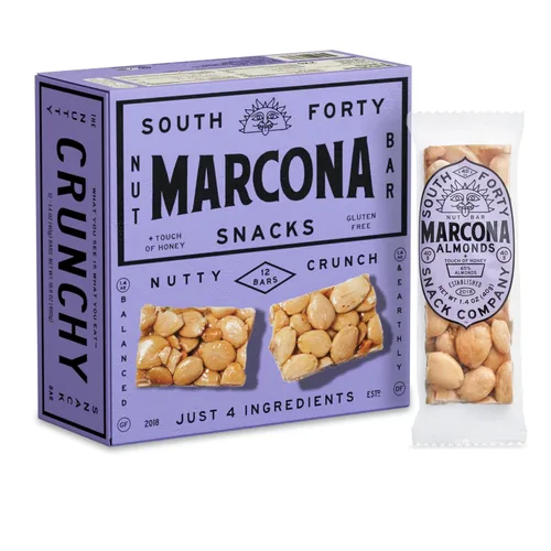 Miniatura 19 de South 40 Snacks - Barras de nueces crujientes, mezcla de 6 paquetes variados, toque de miel, proteína natural (barra de 1.41 onzas, paquete de 12)