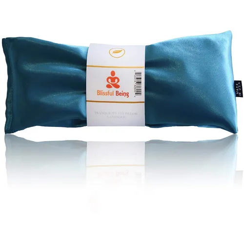 Almohada de ojos de lavanda | Máscara de ojos de satén con peso caliente o frío perfecta para dormir, yoga, meditación | Regalos para mujeres,