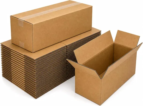 Miniatura 30 de Cajas de envío pequeñas de 6 x 4 x 3 pulgadas, cajas de cartón corrugado negro (paquete de 20) para correo, embalaje, pequeñas empresas y embalaje