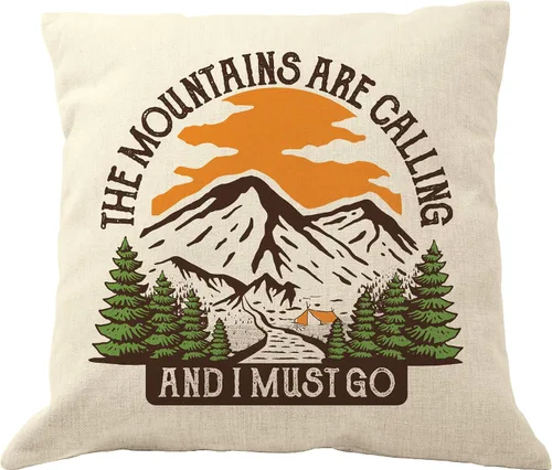 Miniatura 18 de Adventure Awaits - Funda de almohada de aventura de 18 x 18 pulgadas, funda de almohada decorativa de aventura