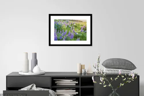 Miniatura 4 de Púrpura Flores Silvestres Impresión Sin Marco Naturaleza Fotografía Arte Floral Columbia Río Garganta Flores Pacífico Noroeste Foto