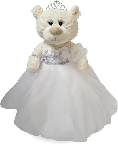 Miniatura 30 de KINNEX COLLECTIONS SINCE 1997 20" Quince Anos Quinceanera Last Doll Osito de peluche con vestido (pieza de centro) ~ ARC16831-4 (azul bebé)