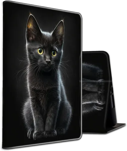 Miniatura 20 de Funda para tablet Fire 7 (12ª generación, versión 2022), delgada, a prueba de golpes, delgada, de piel sintética, con función de apagado/encendido