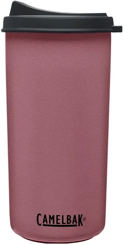 Miniatura 8 de CamelBak MultiBev - Botella de agua con aislamiento de acero inoxidable y taza de viaje Rosa Terracota/Rosa Camelia