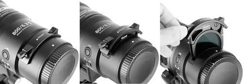 Miniatura 3 de Kase Tele Drop in Slot Filter Kit incluye soporte magnético Wolverine, CPL y ND8 para lente Nikon Z 31.496 in f/6.3 VR S/15.748 in f/2.8 TC VR S