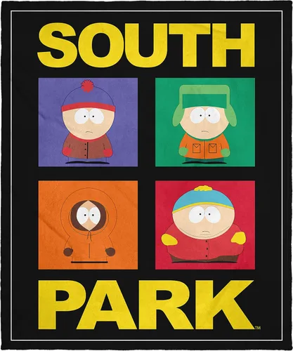 INTIMO South Park Stan Marsh Kyle Cartman Kenny McCormick - Manta de colores