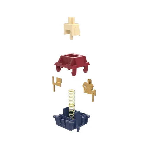 Miniatura 2 de GATERON Quinn Interruptores de teclado, táctiles 59gf RGB 5 pines pre lubricados para teclado mecánico MX para juegos (35 piezas)
