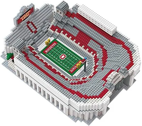 Miniatura 15 de FOCO NCAA Unisex NCAA College 3D BRXLZ Puzzle Team Football Stadium