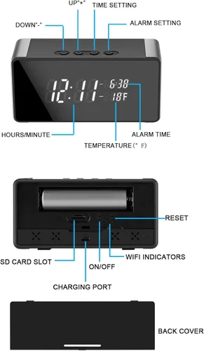 Miniatura 7 de Mini cámara de seguridad inalámbrica WiFi, Full HD 4K/2K/1080P, cámara de vigilancia para seguridad en el hogar, soporte 5G y 2.4G con visión