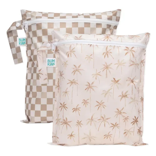 Miniatura 23 de Bumkins Bolsa Húmeda Colgante Impermeable Grande para Bebé, Lavandería, Ropa Sucia, Viajes, Traje de Baño, Pañales de Tela, Piscina, Toallas
