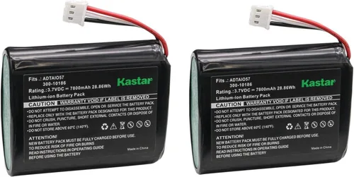Miniatura 7 de Kastar Paquete de 1 batería de repuesto para batería de iones de litio ADT 300-10186, panel de seguridad inteligente ADT Command ADT5AIO-1 ADT5AIO-2