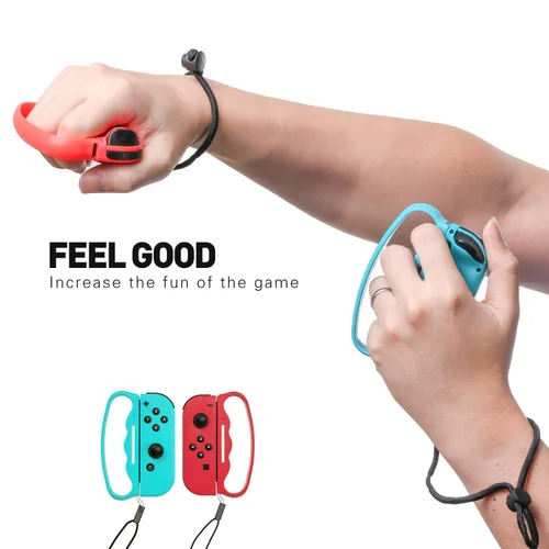 Miniatura 3 de ECHZOVE Agarre de boxeo para Nintendo Switch Fitness Boxing – Asas de control Joy-Con seguras, empuñaduras ergonómicas ligeras para juegos de boxeo