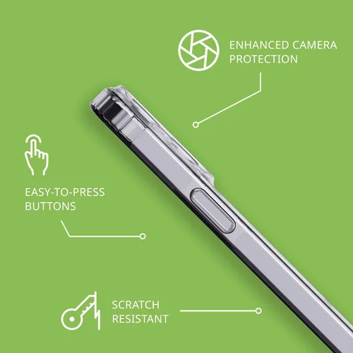 Miniatura 6 de tech21 Evo - Funda transparente para iPhone 15 Pro Max, compatible con MagSafe, funda de protección contra impactos, transparente