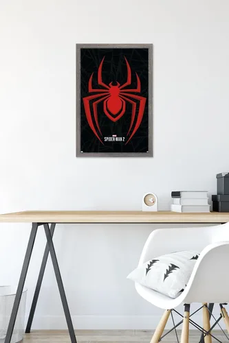 Miniatura 6 de Trends International Marvel's Spider-Man 2 - Póster de pared con icono de Miles Morales, 22.4 pulgadas de largo x 14.7 pulgadas de ancho, versión