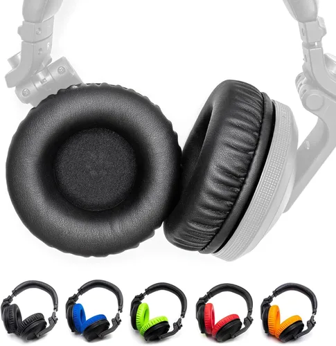 Elegantes opciones de color para DJ, almohadillas de espuma compatibles con Pioneer Hdj-X5 X5bt Hdj-X7 X7bt Hdj-X10 Dj auriculares (almohadillas