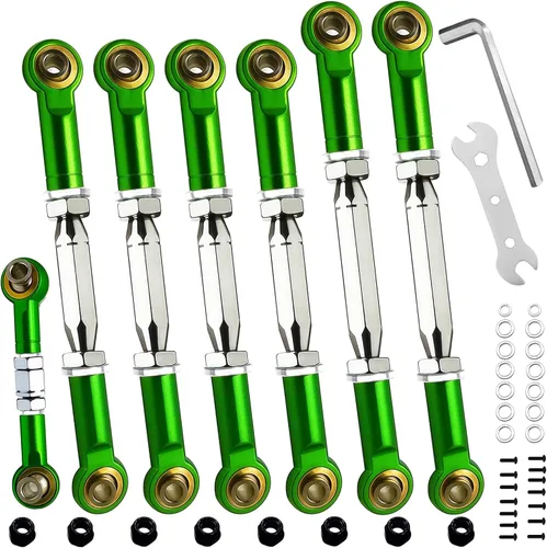 Miniatura 9 de (Actualización 2025) 3.071-4.252 in Tensores de acero inoxidable/Enlace Camber para 1/10 Traxxas Slash 4X4 VXL/Rustler 4X4/Stampede 4X4 VXL/Hoss 4X4