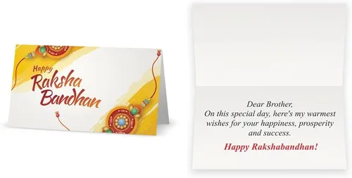 Miniatura 6 de Meenakari 925 plata esterlina Morpankh pluma de pavo real Krishna Rakhi pulsera conjunto con Roli Chawal y tarjeta de felicitación Rakshabandhan