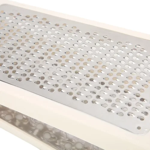 Miniatura 9 de HYWHUYANG Rallador de queso, rallador reversible de caja con dos lados, rallador de alimentos con recipiente de almacenamiento, herramienta