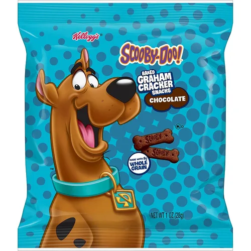 Miniatura 7 de Kellogg's SCOOBY-DOO! - Bocadillos horneados de galletas Graham, aperitivos para el almuerzo, chocolate (40 bolsas)