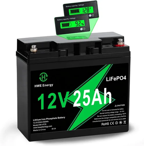 Miniatura 14 de Batería de litio recargable de 12 V 5 Ah, más de 4000 ciclo profundo LiFePO4 12 voltios 5 amperios batería de repuesto para Liftmaster 485LM