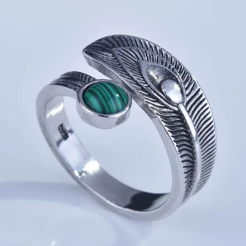 Miniatura 142 de Anillo de plata de ley 925, minimalista, ajustable, hecho a mano, para mujeres y niñas