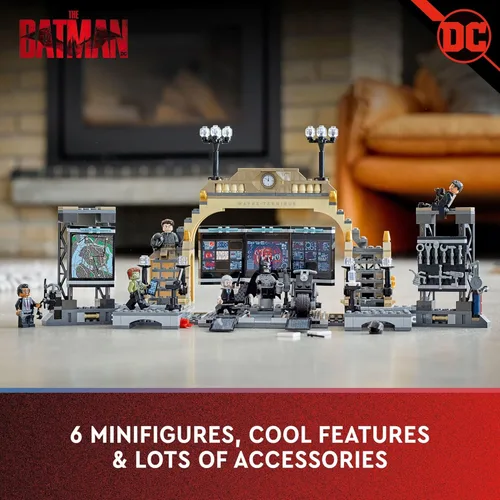 Miniatura 2 de LEGO DC Batman Batcave: The Riddler Face Off 76183 Kit de construcción; genial juguete de batcueva de Ciudad Gótica para niños mayores de 8 años