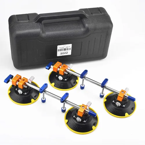 Un par de 6" Seam Setter para Unión de Costuras y Nivelación/Instalación Profesional de Encimera. Diseño más pequeño y ligero que dos polos (6" Seam