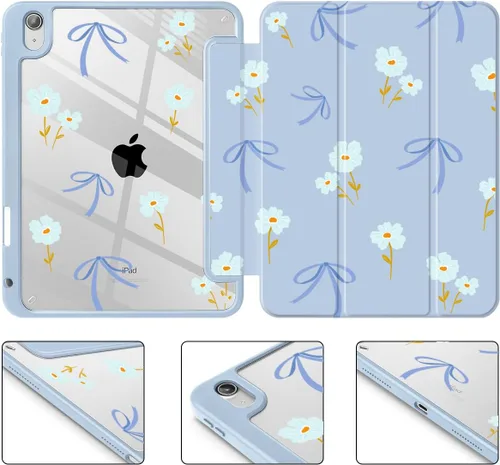 Miniatura 8 de Funda Mektron para iPad 2025 de 11 pulgadas (Chip A16) de 11ª generación, Compatible con iPad de 10ª generación de 10.9 pulgadas 2022, con soporte