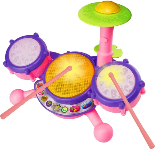 Miniatura 4 de VTech kidibeats set de batería infantil, naranja