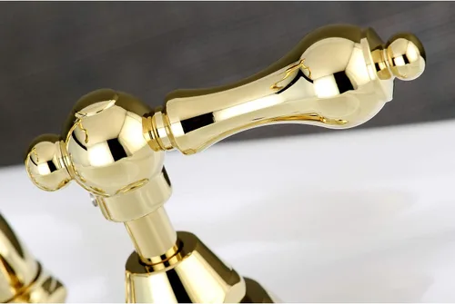 Miniatura 2 de Kingston Brass KS7972AL - Grifo de baño con puente de campo inglés, latón pulido, 10.75 x 4.75 x 2.13
