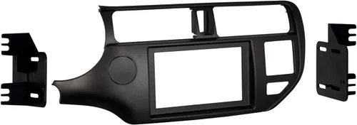 Metra 95-7353CH Kit de tablero doble DIN para vehículos Kia Rio seleccionados 2012 y en adelante (negro)