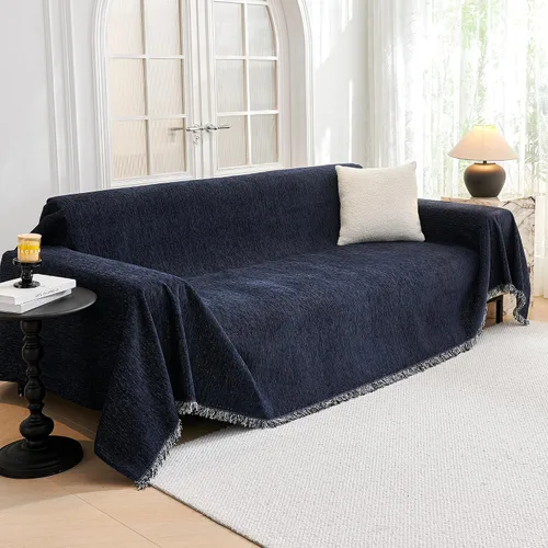 Miniatura 19 de MYSKY HOME Fundas para sillón, funda para silla reclinable, color beige, fundas de sofá para sofá modular en forma de L, fundas de sofá de gran