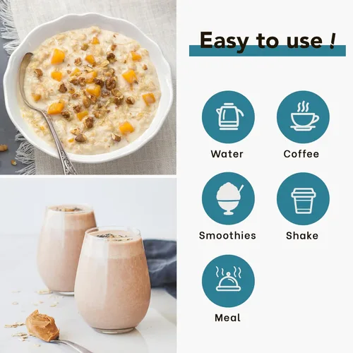 Miniatura 6 de Zammex Polvo de Proteína de Caldo de Hueso, Carne de Res Alimentada con Pasto Puro, Polvo de Proteína de Vainilla, Suplemento de Colágeno