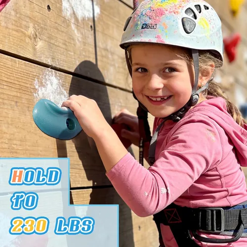 Miniatura 3 de 32 piezas de pared de escalada en roca para niños, soportes de escalada de pared de roca, kits de agarre de pared para escalada de adultos con 32