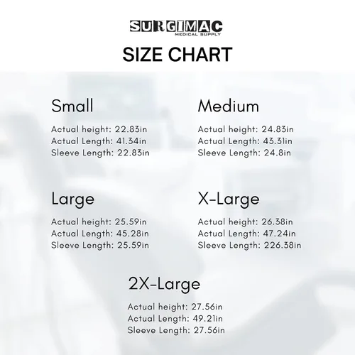 Miniatura 8 de Abrigos de laboratorio desechables, hasta la rodilla, vestidos desechables SMS, abrigo de laboratorio de química unisex, bata médica desechable