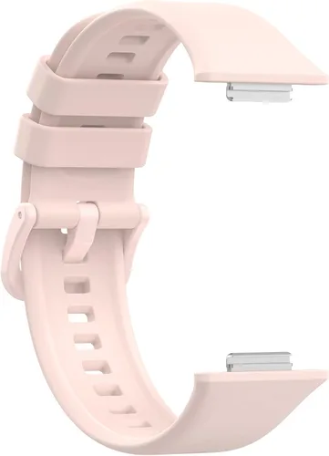 Miniatura 4 de Senter Correas de repuesto de goma suave de liberación rápida para Huawei Watch Fit 2 Smart Watch Rosa claro
