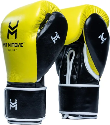 Miniatura 11 de HIT N MOVE Guantes de boxeo All Day Pro Balance con gancho y bucle, guantes de boxeo para hombre, equipo de boxeo, guantes de entrenamiento