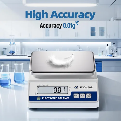 Miniatura 2 de Escala de Laboratorio 1000g Balanza Digital de 0.01 Gramo de Precisión Escala de Balance Electrónica Analítica para Joyería, Cocina, Laboratorio