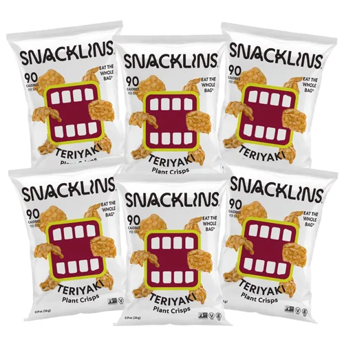 Miniatura 18 de SNACKLINS Chesapeake Bay - Patatas fritas a base de plantas – Veganas, sin gluten, sin granos, Kosher, aperitivo saludable bajo en calorías – Solo