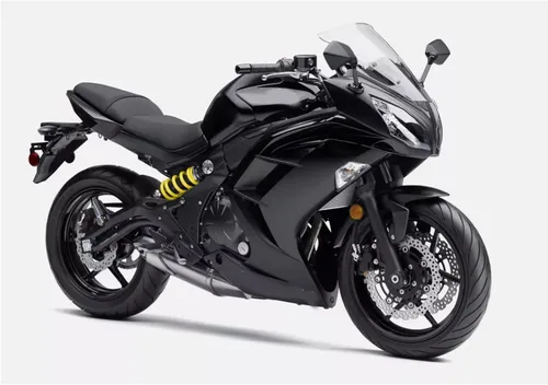 Miniatura 4 de Kit de carrocería mate negro para motocicleta para Kawasaki Ninja 650 EX650 EX650A EX650E EX650F 2012 2013 2014 2015 2016 Carenados laterales sin