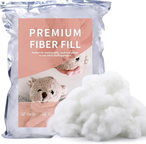 Miniatura 8 de Relleno de poliéster de alta resistencia para animales de peluche, relleno de fibra de poliéster, relleno de poliéster de alta resistencia