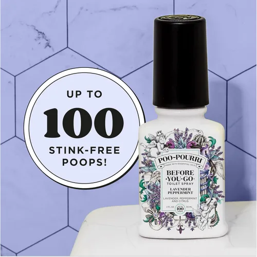 Miniatura 7 de Poo-Pourri Before-You-Go - Aerosol para inodoro, aroma a menta lavanda, 2 onzas líquidas, hasta 100 usos, desodorante para baño, a base de plantas